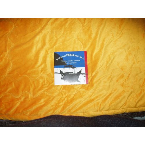 Coffret De 5 Pieces Centavos Timor Leste 2004 Neuf