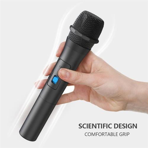 2 Pièces Kits De Système De Microphone Sans Fil Récepteur Usb Microphone De Karaoké Portable Fête À Haut-Parleur Smart Tv Microphone Chantant