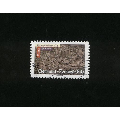 Timbre Oblitéré Used Stamp Selo Carimbado Art Roman Clermont - Ferrand 63 France 2010