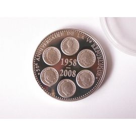 Médaille 50 Eme Anniversaire De La V Eme République