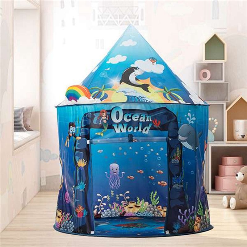 Pour Enfants Cabane Pour Enfants Jouet Portable Pour Enfants Cadeau Océan 100x135cm