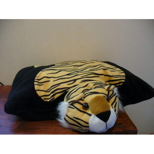Coussin Carré À Tête De Tigre