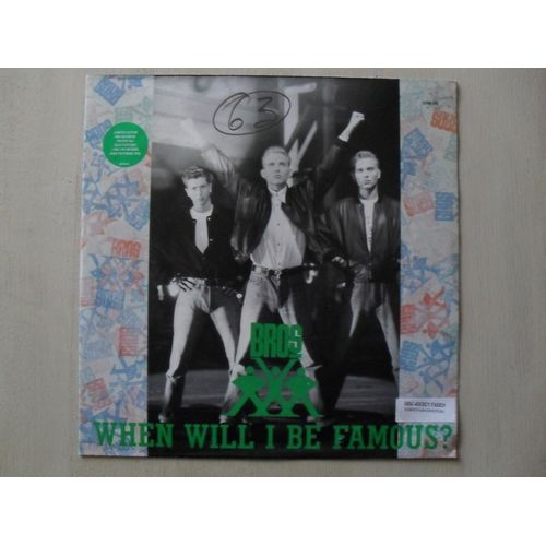 When Will I Be Famous Poster Bag