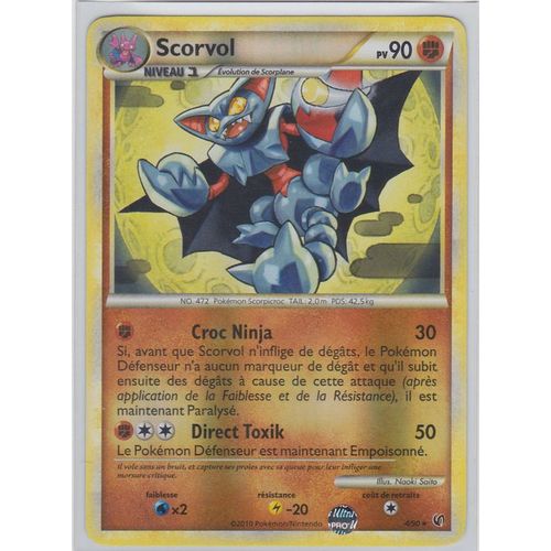 Scorvol Niv 1 Holo  "Hs Indomptable" 90 Pv 4/90