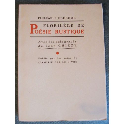 Florilège De Poésie Rustique