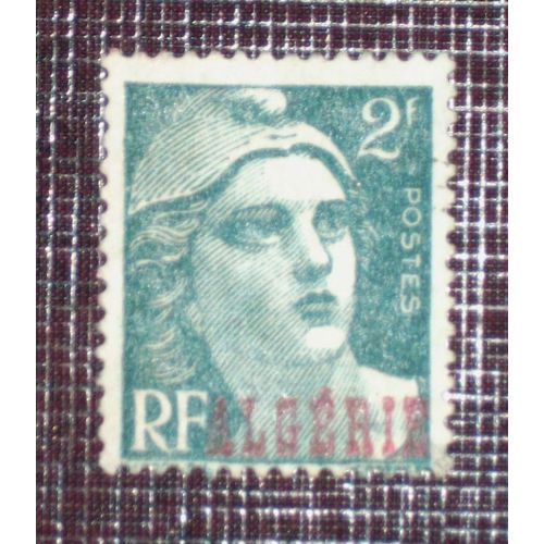 Anciennes Colonies Françaises - Algerie N° 237 Oblitéré De 1944-45 - 2f Vert « Type Marianne De Gandon »