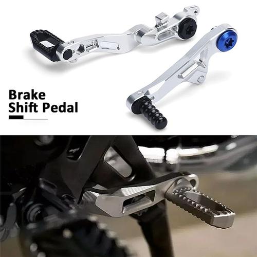 Moto Shifter Shift Brake Master Lever Foot Pedal Set Pour R1250gs R1250 Gs Adventure Adv R 1250 Gs (Noir)