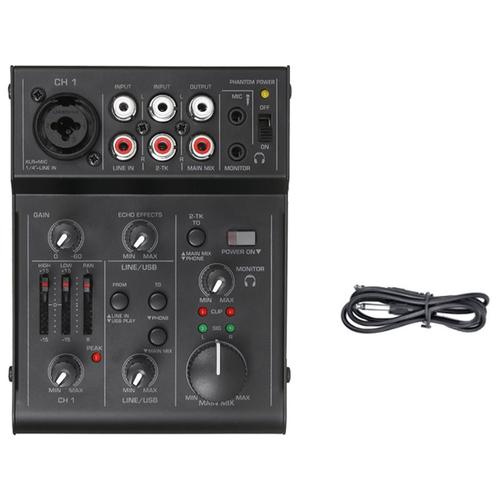 Mixeur Audio Console De Mixage Audio Interface Audio Usb Effet Intégré Mini Table De Mixage Professionnelle Carte Son
