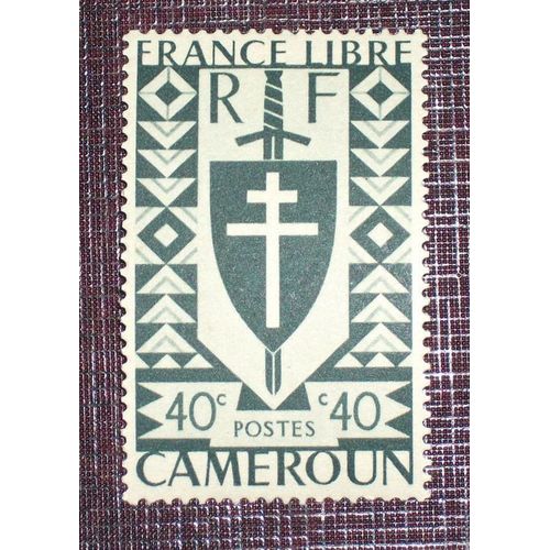 Anciennes Colonies Françaises - Cameroun N° 253 Neuf Sans Charnière De 1941 - 40c Gris-Vert « Série De Londres »