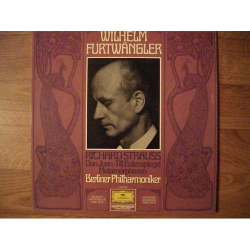 Disque Vinyle 33t Till Eulenspiegels Lustige Streiche Poeme Symphonique. Op 28 / Don Juan Poeme Symphonique. Op 20. Par L'orchestre Philharmonique De Vienne Sous La Direction De Clemens ...