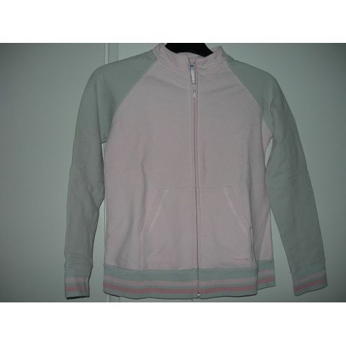 Gilet Jacadi Rose Et Gris Taille 12 Ans