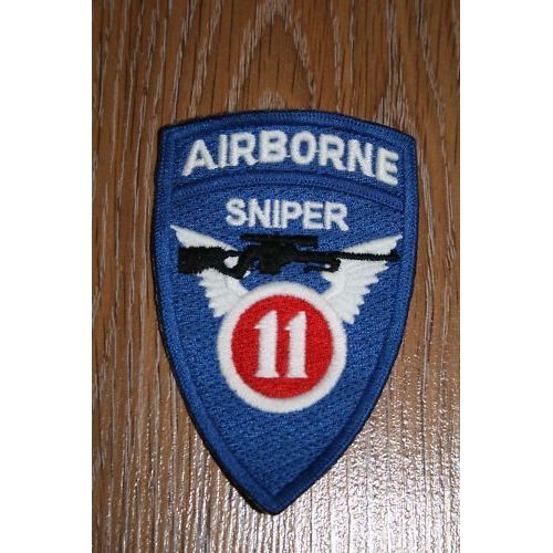 Insigne Tissu D'epaule De La 11th Airborne Division (Sniper)