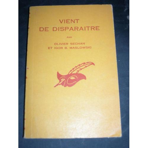 Vient De Disparaitre