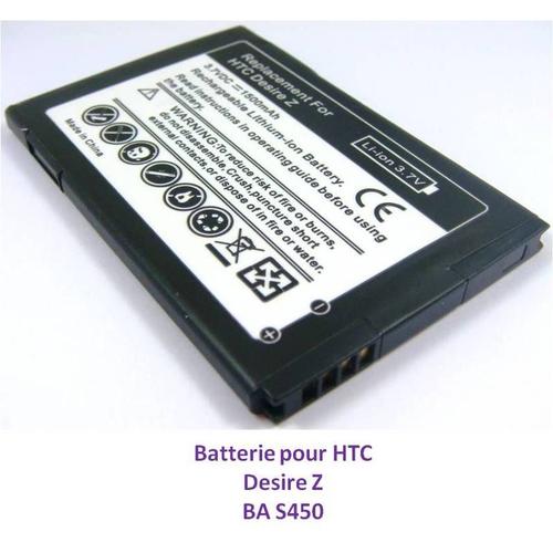 Batterie Compatible Pour Htc Desire Z - 3,7v 1500 Mah