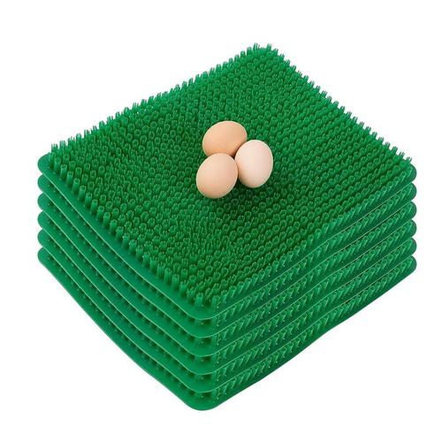 Coussins De Nidification Pour Poulets, Coussinets De Nidification Lavables Pour Poules, Coussinets De Nidification Réutilisables Pour Poulailler, 6 Pièces (Vert)