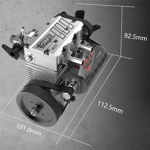 Moteur L200ac1-Ot Moteur 4 Temps Refroidi Par Air 7cc 4000-16000 Tr/Min Moteur À Combustion Interne Nitro 2 Cylindres