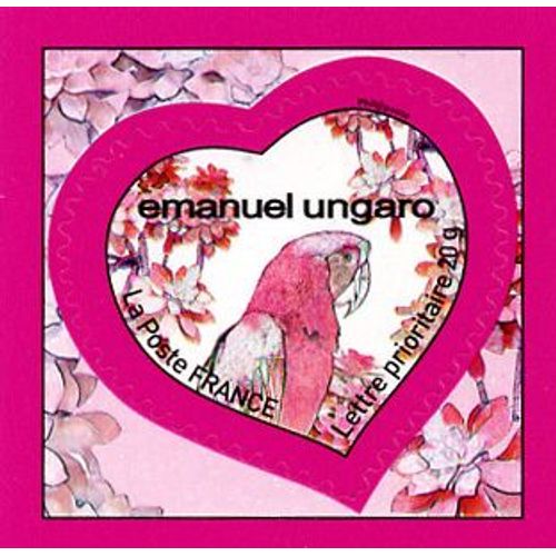 Coeur Autocollant Emanuel Ungaro - Prioritaire 20g - Neuf
