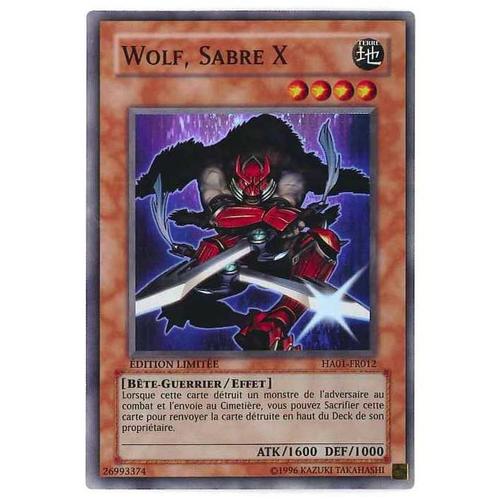 Wolf Sabre X - Yu-Gi-Oh! - Ha01-Fr012 - Sr