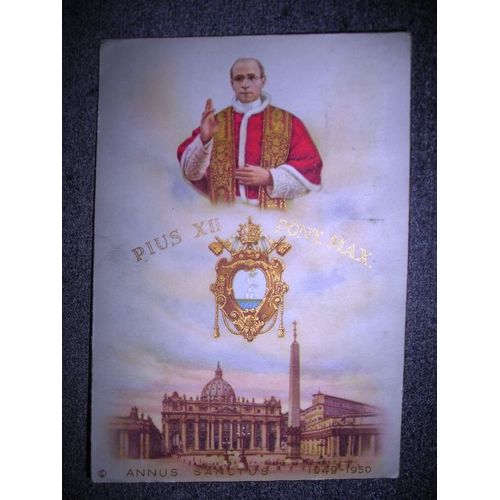 Carte Postale Écrite En 1950 Annus Santus 1949-1950