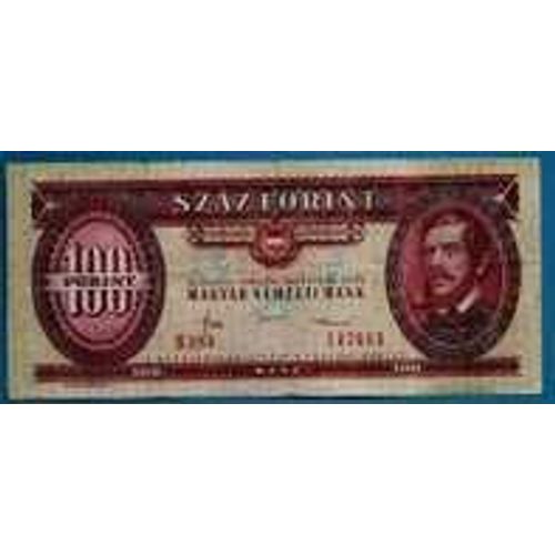 Hongrie (Magyar)= Billet  De 100 Forint, De 1984,  Coloris  Rouge Brique.
