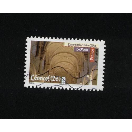 Timbre Oblitéré Used Stamp Selo Carimbado Art Roman Léoncel 26 France 2010