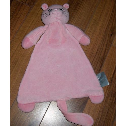 Doudou Chat Rose Plat King Bear