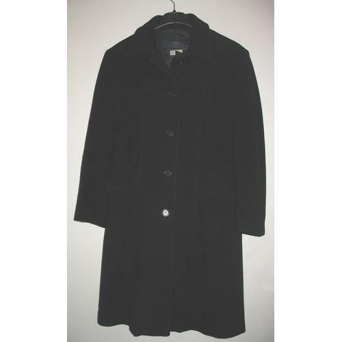Manteau Zara Noir Taille 38 En Laine Nylon Et Cachemire
