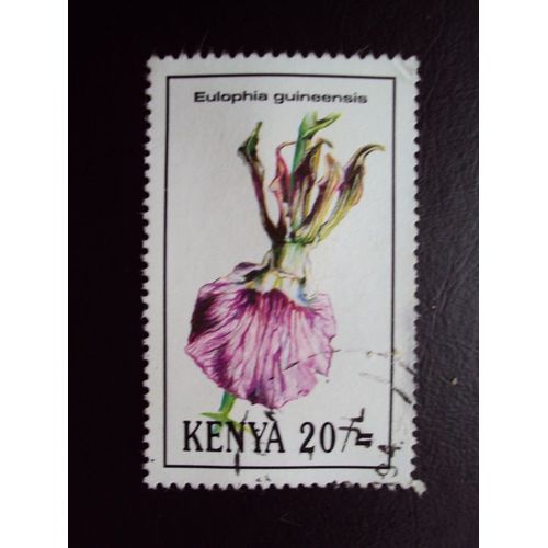 Kenya... Fleurs..Eulophia Guineensis. Oblitéré.