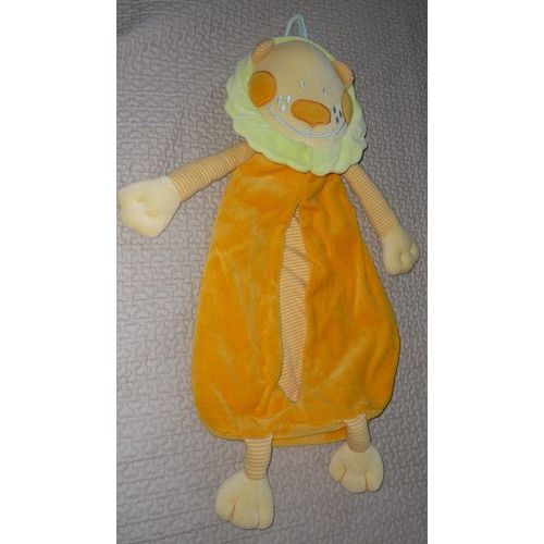 Kimbaloo La Halle Lion Porte Pyjma, Jouet Ou Couches Peluche Doudou 66 Cm