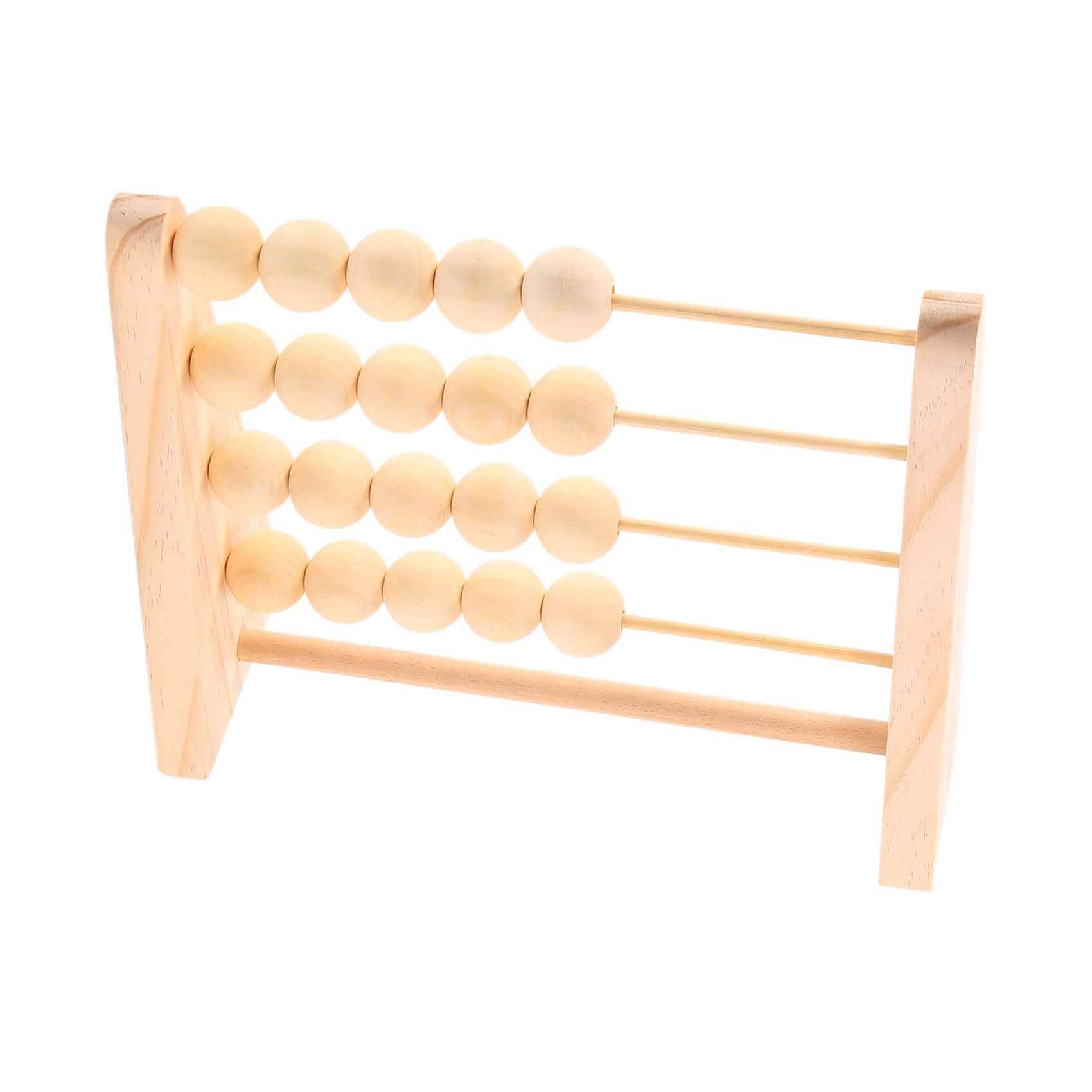 Boulier En Bois Naturel Avec Perles Décor De Bureau Pour Chambre D'enfant Éducatifs D'apprentissage Précoce Fille Garçon Chambre Craft-4