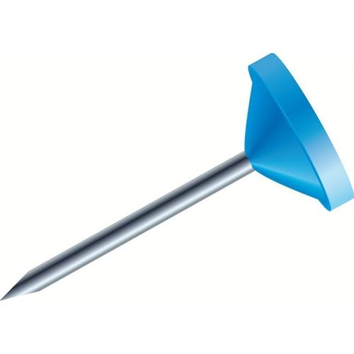 Epingles Exacompta À Tête Plate Unie - Boîte De 100 - Diam. 5mm - Bleu Clair