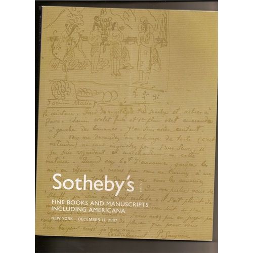 Fine Books, And Manuscripts Including Americana  N° 36