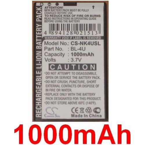 Batterie Lithium-Ion Pour Nokia 6600 Slide