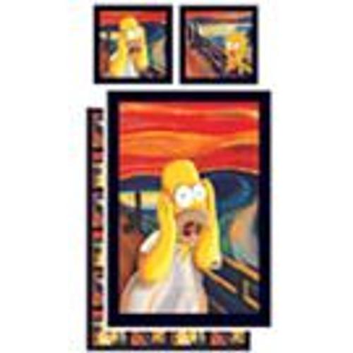 Simpsons Parure De Lit Homer Scream 135 X 200 Cm