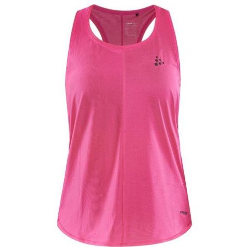 Women's Core Charge Rib Singlet Débardeur Taille M, Rose