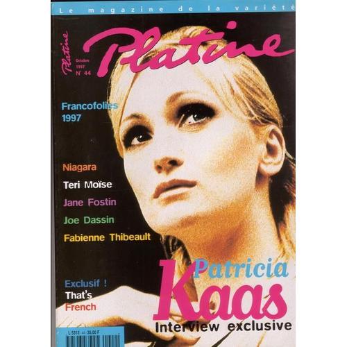 Platine N° 44 : Patricia Kass Interview Exclusive!