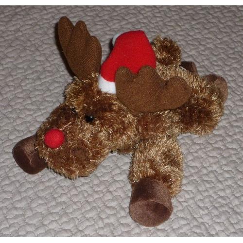 Promocean Cerf Noël Peluche Doudou 24 Cm