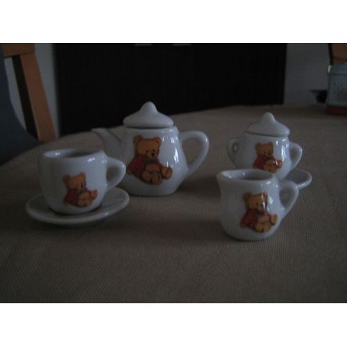 Dinette En Porcelaine Petit Ours