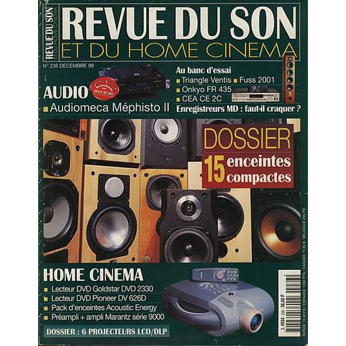 Revue Du Son Et Du Home Cinéma  N° 236 : Audiomeca Mephisto, Audiophile Technologie, Triangle, 15 Enceintes Compactes,...