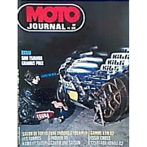 Moto Journal  N° 531 : Essai: 500 Yamaha Grands Prix; Salon De Tokyo: Les Turbos Kawasaki Et Suzuki;Gamme Ktm 82; Essai Cross 125 Et 480 Honda 82