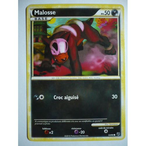 Hs Indomptable Malosse 50pv 53/90+Malosse 50pv 54/90