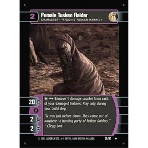 Star Wars Trading Card Game-Pillarde Tusken