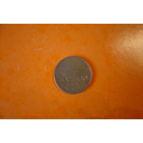 Piece De 100 000 Lira De Turquie 2000