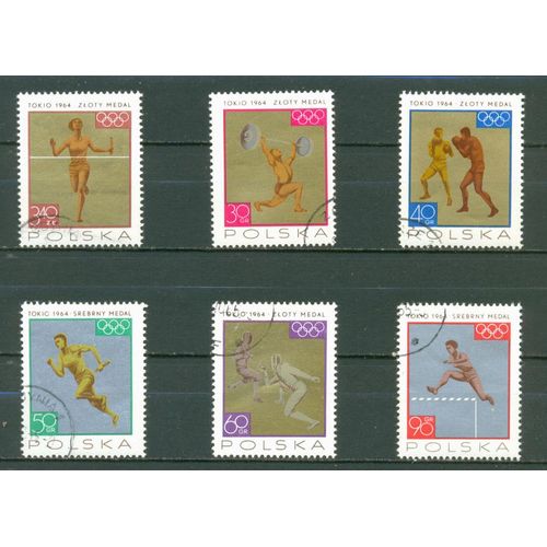 Pologne - Jeux Olympiques De Tokyo - 1964 (2).