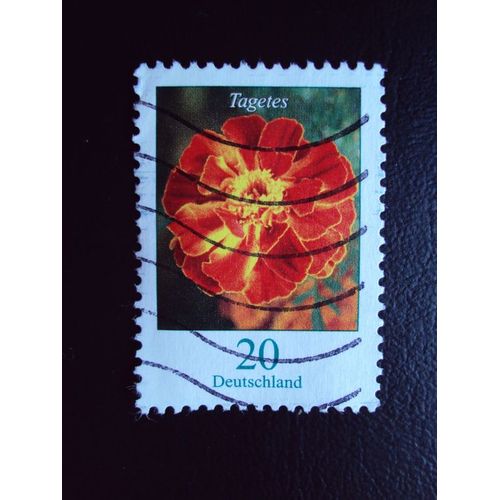 Allemagne...20 Deutschland..Tagetes. ( Oeillet D' Inde ) Oblitéré