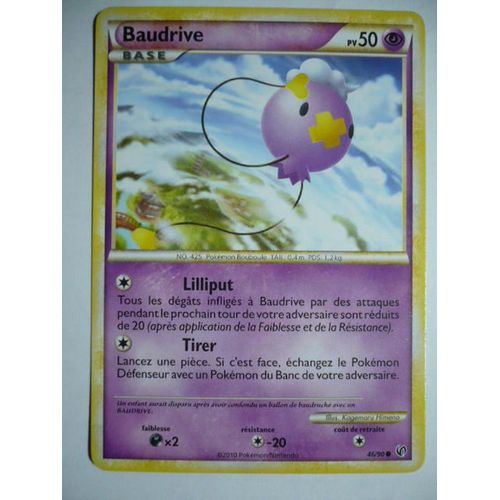 Baudrive - Pokemon Hs Indomptable 46/90