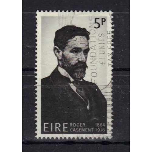 Irlande 1966 : Cinquantenaire De La Mort De Roger Casement (1864-1915) : Portrait Du Patriote - Timbre Oblitéré