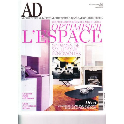 Architectural Digest N° 81 Du 01/02/2009