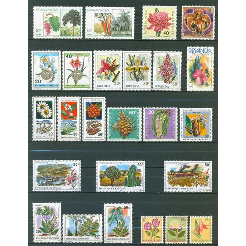 Rwanda - Lot Timbres Divers.