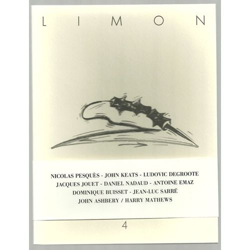 Limon, Cahiers D'art Et De Littérature  N° 4 : Limon, Cahiers D'art Et De Littérature
